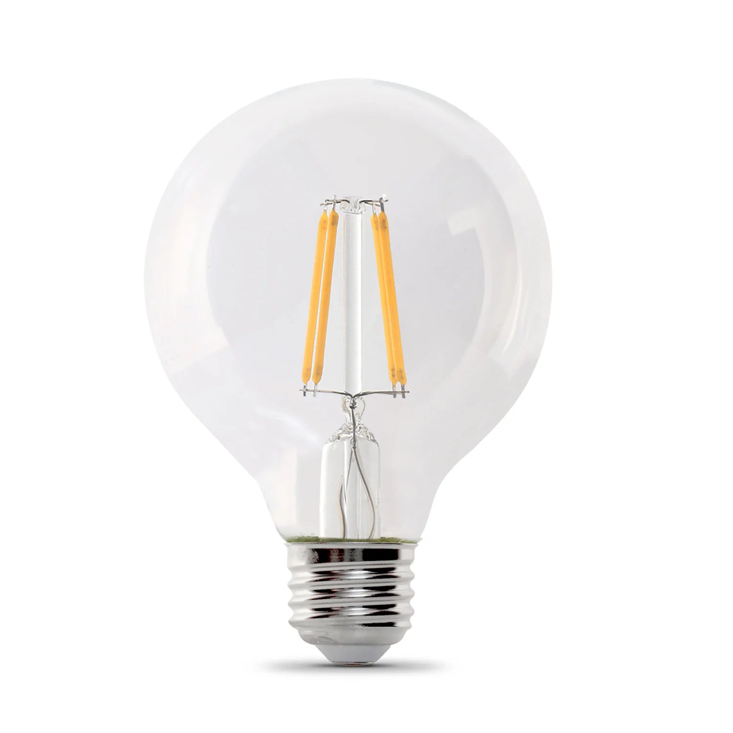LED 3.8W G25 Filament Clear Globe Dimmable 2700K (12 Pack) 64423-FETc