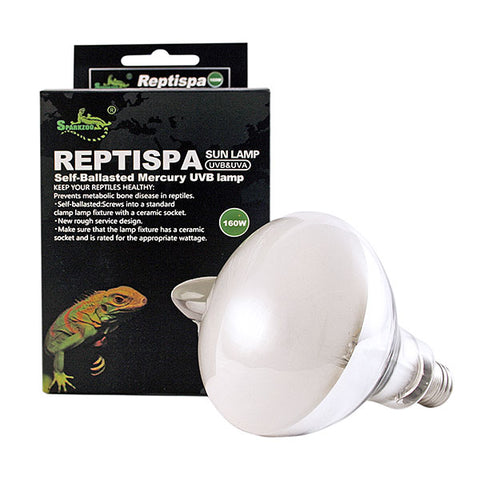 Reptispa UV Sun Lamp 160 Watts - UVB & UVA Self-Ballasted #21241-CZS