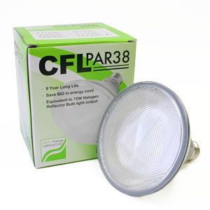 20 Watt CFL PAR38 4100K #31243