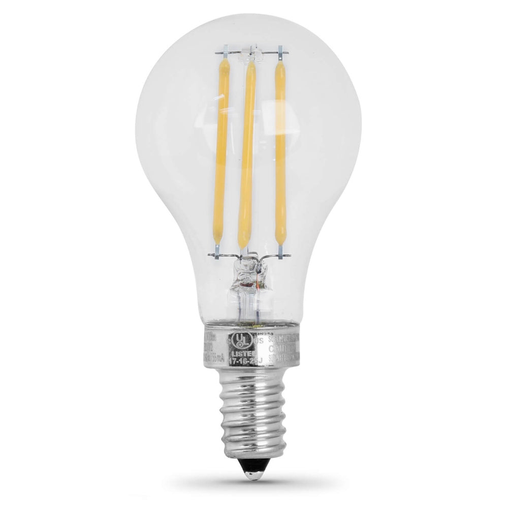 LED 6W A15 E12 Filament Clear DIM 27K (Case of 6 2-Packs) 61665-FETc