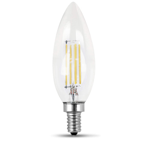 LED 7.5W Torpedo E12 Filament Clear DIM 50K (Case of 6 2-Packs) 61714-FETc