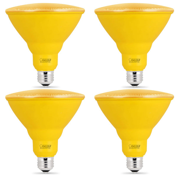 LED 6.5W PAR38 Yellow Flood 10K Wet (4 Pack) 61719-FETc