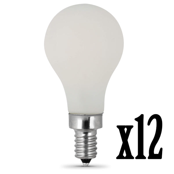LED 7.5W A15 E12  Filament Frost DIM 27K (Case of 6 2-Packs) 64448-FETc