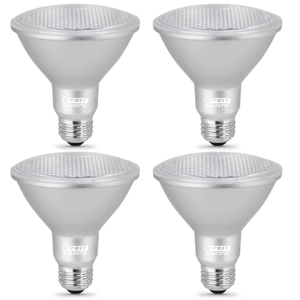 LED 10.5W (75W Equiv.) PAR30 Dimmable Flood 3000K (4 PACK) 61556-FETc