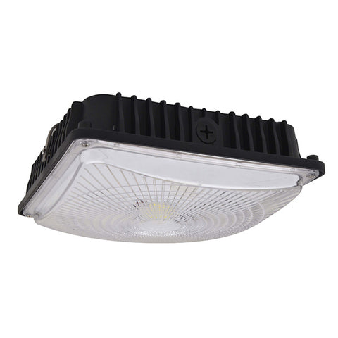 59W LED Slim Canopy (250W Equivalent) 4000K Dimmable IP65 DLC Black 64862-LD