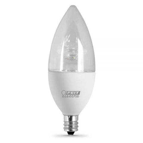 LED 7.5W Candelabra Torpedo Chandelier Bulb #61752-FET