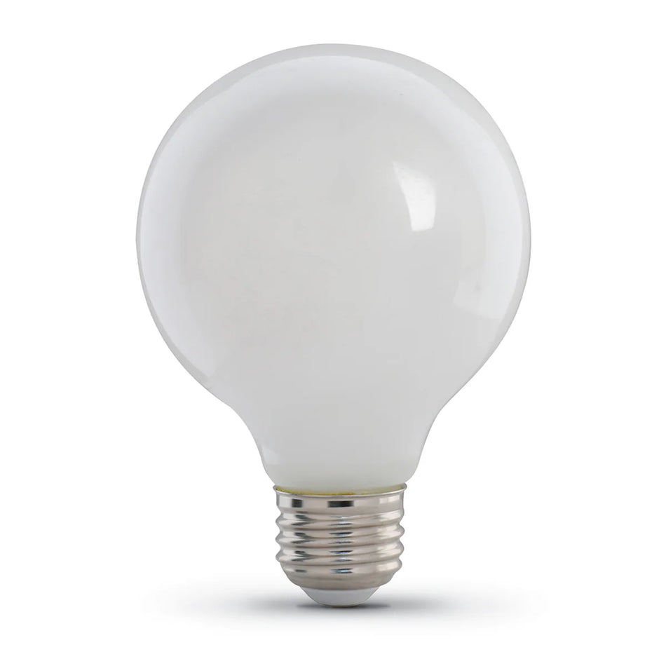 5.5W (60W Equiv) G25 Frost Dimmable LED Light Bulb 3-Pack (Case of 4 3-Packs) - 61685-FETc