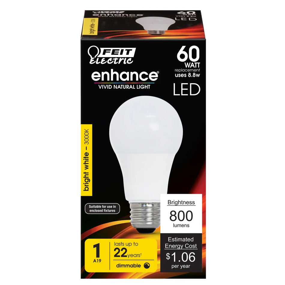 LED 8.8W A19 DIM 930 (6 pack) 61659-FETc