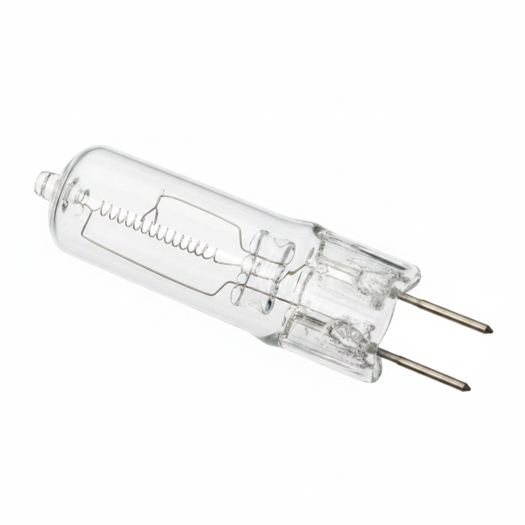 JCD GY6.35 Halogen Bulb on White Background