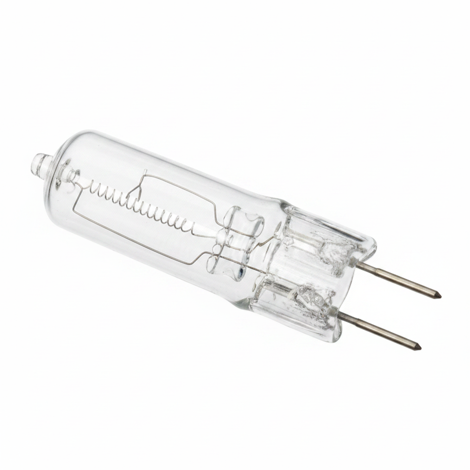 JCD GY6.35 Halogen Bulb on White Background