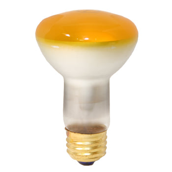 Yellow Light Bulb R20 50W 130V FL Yellow Incandescent Light Bulb #50726