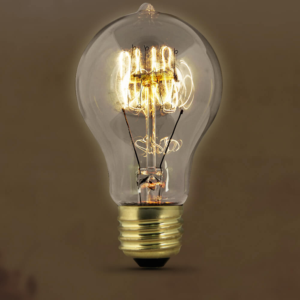 40 Watt Vintage AT19 Bulb (6 PACK) #51018-FETc