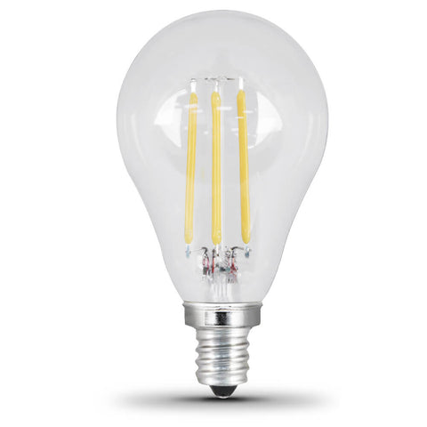 LED 4.5W A15 E12 Filament Clear DIM 50K (Case of 6 2-Packs) 64445-FETc