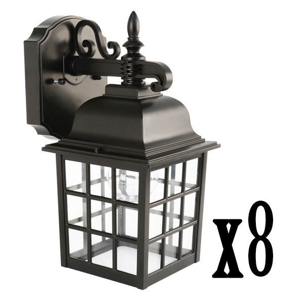 LED 11W PLASTIC LANTERN 2700K (8-Pack) - 64639-FETc
