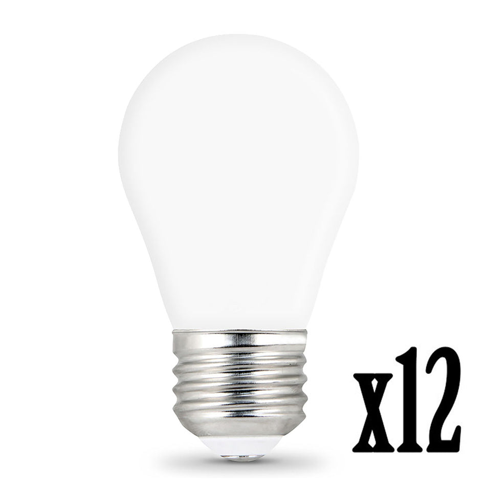 8W LED A15 (60W Equiv) 15000hr 30K 750 Lumen (Case of 6 2-Packs) 64712-FETc