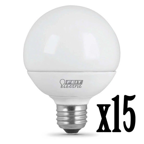 5W LED (40W Equiv) Globe 11000hr Frost 30K (Case of 5 3-Packs) 64717-FETc