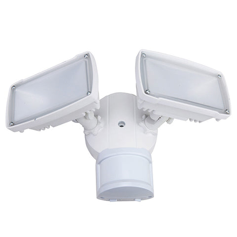 20W LED Security Flood Light with Sensor (180W Equivalent) 3000K White Sq 64743-LD