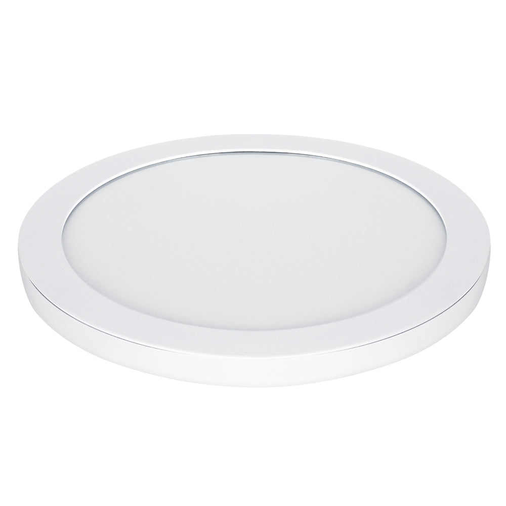 22.5 W LED 15" Circular Flat Panel 4K Flush Mount Ceiling Fixture #64737-FET