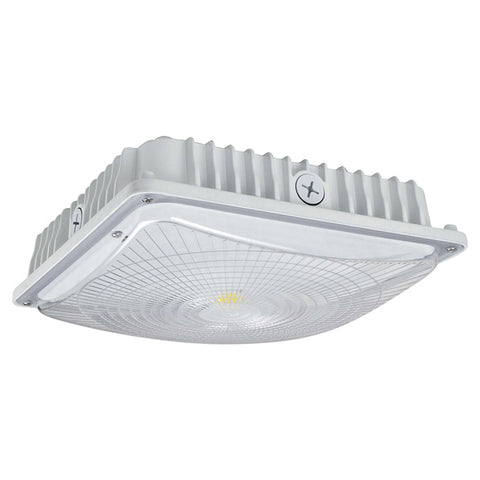 59W LED Slim Canopy (250W Equivalent) 4000K Dimmable IP65 DLC White 64867-LD