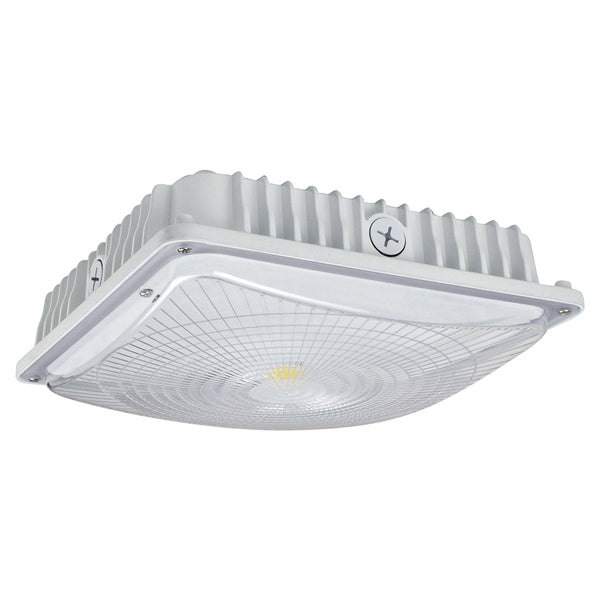 28/45/57W LED 10" LED Slim Canopy (100-250W Equivalent)3CCT Dimmable IP65 DLC White 64866-LD